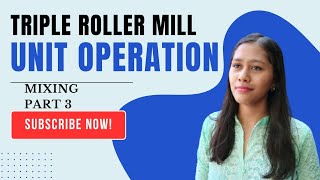 Triple roller mill explained MalayalamPharmaceutics dpharm b pharm with notes [upl. by Heyra581]