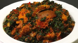 how to make simple nigerian efo riro [upl. by Lida279]