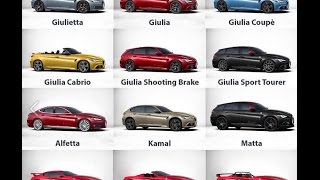 Alfa Romeo Giulia Giulia Coupe 6C And Other Models [upl. by Ridan212]