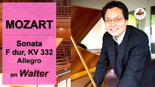 Mozart Sonata No12 F dur KV 332 mov1 on Walter copy by Paul McNulty  Mike Lee [upl. by Bord]