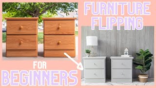 Back to Basics Furniture Flipping for BEGINNERS  How to Make Money Flipping Furniture [upl. by Leahcimsemaj]