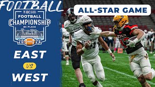 2024 BCSS Football Championship 🏈 ALLSTAR GAME East vs West Nov 30 2024 [upl. by Hinkle]