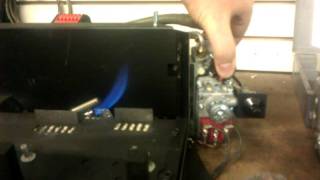 How to Light Pilot on Empire Vent Free Gas Log Fireplace Model VFSR [upl. by Doley165]