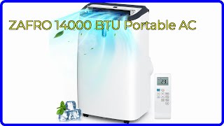 REVIEW 2024 ZAFRO 14000 BTU Portable AC ESSENTIAL details [upl. by Thia495]