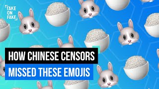 🐰🍚  How did these emojis get past Chinese censors [upl. by Assilev]