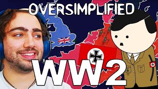 Mizkif Reacts to WW2 by OverSimplified [upl. by Lewiss]