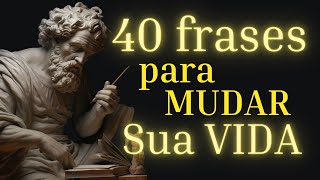 40 Poderosas Frases de Marco Aurélio para Transformar A SUA Vida  Estoicismo [upl. by Joeann234]