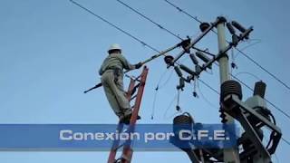 Conexión y Cierre de Cortacircuitos por parte de CFE Distribución [upl. by Hieronymus]