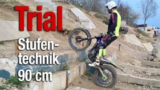 Ledge 90 cm  3 feet · Moto Trials Techniques [upl. by Maer495]