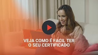 VEJA COMO É FACIL TER O SEU CERTIFICADO [upl. by Aivatal]