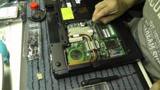 Repair instructions Fujitsu Siemens Amilo XA2528 laptop heating problems [upl. by Otila]