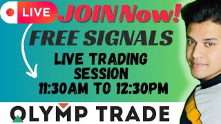 OLYMP TRADE LIVE TRADING SESSION23 SEPTEMBER  OLYMP TRADE BEST WINNING STRATEGY [upl. by Nnairol]