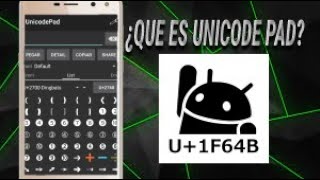 ¿QUE ES UNICODE PAD¿PARA QUE SIRVE 2019 [upl. by Hardy]