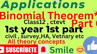 part6 Applications of binomial Theorem [upl. by Meli]