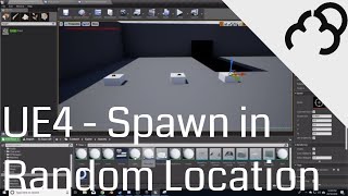 UE4  Spawn an Object in a Random Location  Unreal Engine 4 Blueprints Tutorial [upl. by Atineg291]