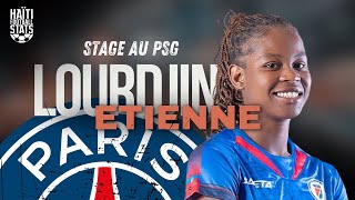 Lourdjina Etienne kite Haïti pou yon staj nan Paris SaintGermain 😱 [upl. by Lacagnia]