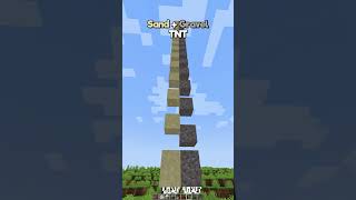 Minecraft Sand  Gravel TNT😨もういいよ shorts [upl. by Clie]