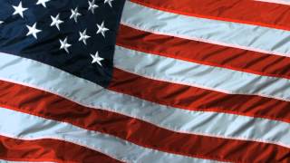 American Flag Slow Motion US Waving Flying Flag taken on High Speed Video Camera in Slowmo HD [upl. by Grady]