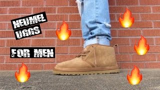 Chestnut Mens UGG Neumel Shoe REVIEW  ON FOOT [upl. by Rebel535]