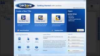 Getting Started with Lectora Inspire Version 11 [upl. by Gibbon]