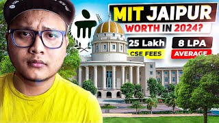 Manipal Jaipuran Honest Review🤑 Worth it in 2024 Direct Admission MUJ Jaipur For CSE [upl. by Los]