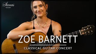 ZOE BARNETT  Online Guitar Concert  Persian Ballads Frederic Mompou  Siccas Guitars [upl. by Lentha]