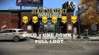 Payday 2 BANK HEIST CASH DEATH SENTENCE  SOLO  ONE DOWN  FULL LOOT  STEALTH [upl. by Evilc]