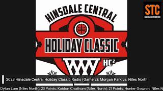 2023 Hinsdale Central Holiday Classic Game 2 Morgan Park vs Niles North [upl. by Hadria8]