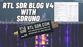 RTLSDR Blog V4 mit SDRUNO [upl. by Turne]