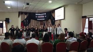 Angami Folk song by IBTS Angami Students Cultural night 2024 [upl. by Ecyarg]