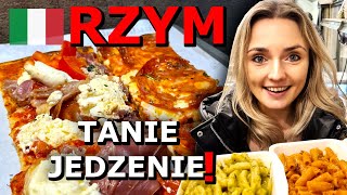 RZYM w JEDEN DZIEŃ  Gdzie TANIO zjeść  Sprawdzamy popularne LOKALE  Smaki Rzymu Vlog 1 [upl. by Airitac]