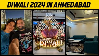 Diwali Shopping in Ahmedabad  New Year 2024 at Green Glades  Riverfront Diwali Decoration BLOG [upl. by Tanny]