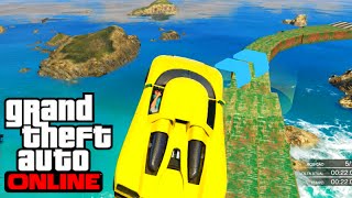 GTA V Online SUPER RAMPAS na ILHA Parte 02  Corrida INSANA 292 [upl. by Selwyn]