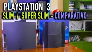 PLAYSTATION 3 SLIM vs SUPER SLIM  Comparativo😮⚡ Jugamer [upl. by Yrdnal756]