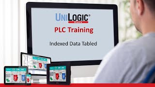 PLC Training Indexed Data TablesUniLogic for UniStream by Unitronics [upl. by Eynenihc897]