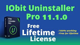 IObit Uninstaller Pro 11 License Key  NO CRACK Latest 2022 [upl. by Ahsekim415]