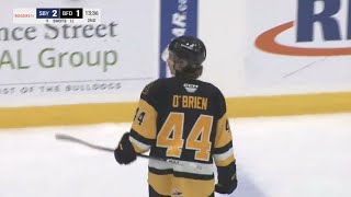 OHL Rookie of the Year Jake OBrien Highlight reel tape with Brantford 2025 NHL Draft prospect [upl. by Annim]