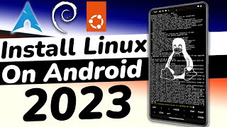 How To Install Linux On ANY Android SmartPhone 2023  RUN Linux On Android With AndroNix NO ROOT [upl. by Etirugram224]