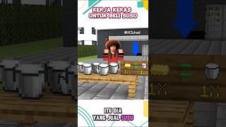 Perjuangan tengetenge untuk belikan susu anaknya shorts roblox minecraft [upl. by Eeliab169]