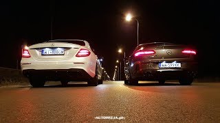 Mercedes E43 AMG vs Mercedes E53 AMG sound battle [upl. by Solitta581]