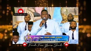 PRAISE NIGHT 11 • quotDear Lord Jesusquot Obi Shine amp Loveworld Singers live with Pastor Chris loveworld [upl. by Aicala]