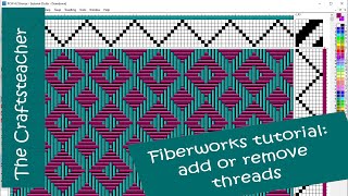 Fiberworks PCW insert and delete threads [upl. by Anaib507]