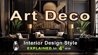 ART DECO  Interior Design Style Explained by Retro Lamp [upl. by Islaen382]