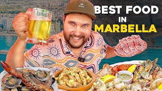 Marbella Food Tour 🥩🌶 Spain [upl. by Sedda474]