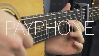 Maroon 5  Payphone  Fingerstyle Guitar Cover By James Bartholomew [upl. by Zuzana]