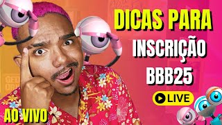 DICA PARA INSCRIÇÃO DO BBB25 [upl. by Veejar585]