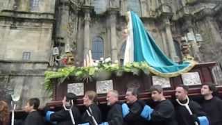 Procesiones Cofradía Franciscana de La Vera Cruz de Santiago Semana santa 2013 [upl. by Lennahc]