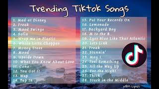 Tiktok Hits  Trending Tiktok Songs  WBM Lyrics [upl. by Emmerich]