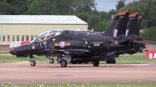 240722 RIAT 2024  Royal Air Force Hawk T2 Departure from RAF Fairford at Departures Day [upl. by Cichocki]