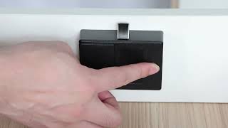 desk drawer locklock fingerprintsmart lock lockdrawer fingerprint lockbiometric cabinet lock [upl. by Boice]